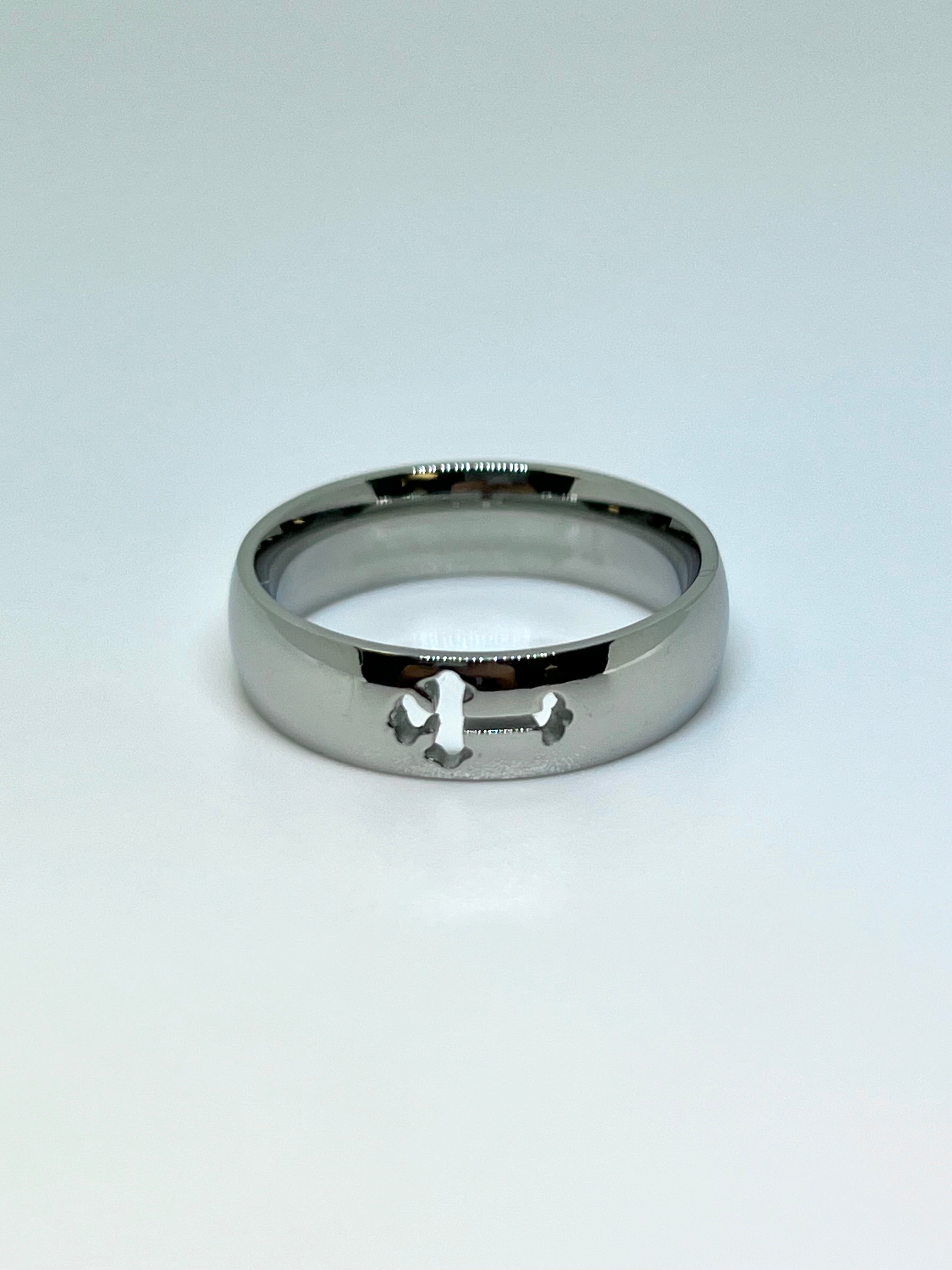 Polished Cross Ring – rings316
