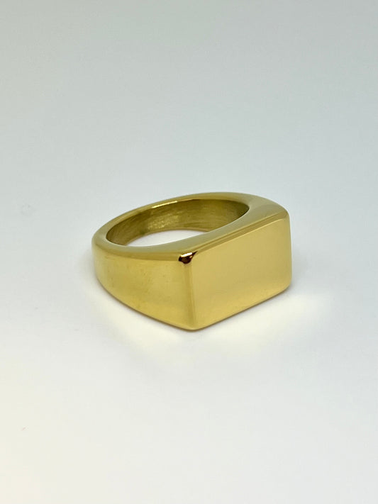 Rectangular Signet Ring (Gold)