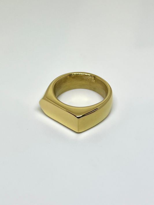 Level Signet Ring (Gold)