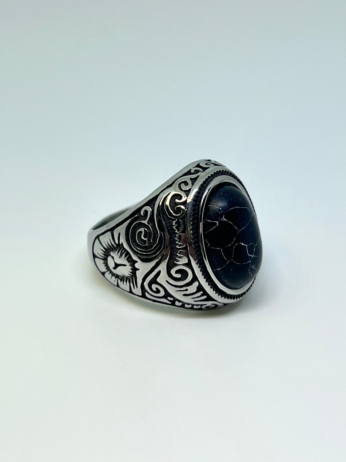 Black Stone Ring