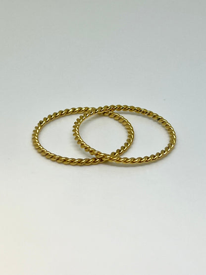 Two Stackable Rings (Gold)